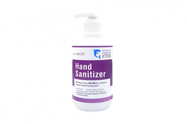 Hand Sanitizer (Liquid Type 500ml with CHG and Hydrogen Peroxide)